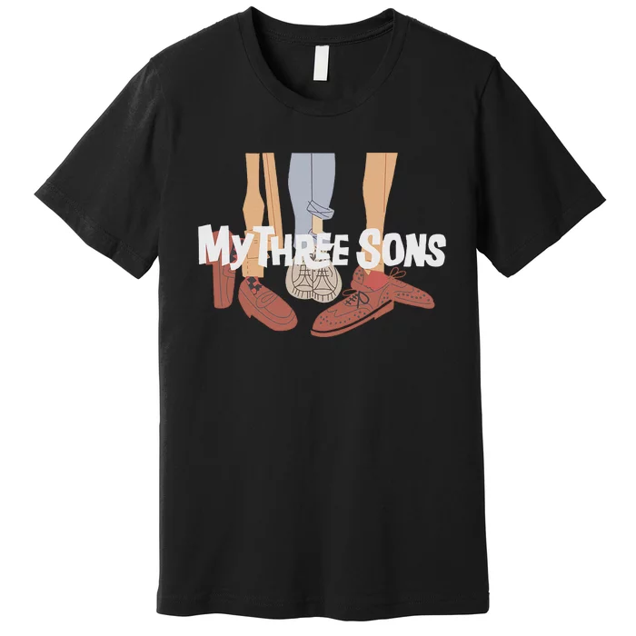 My Three Sons Shoes Retro Lover Gift Premium T-Shirt