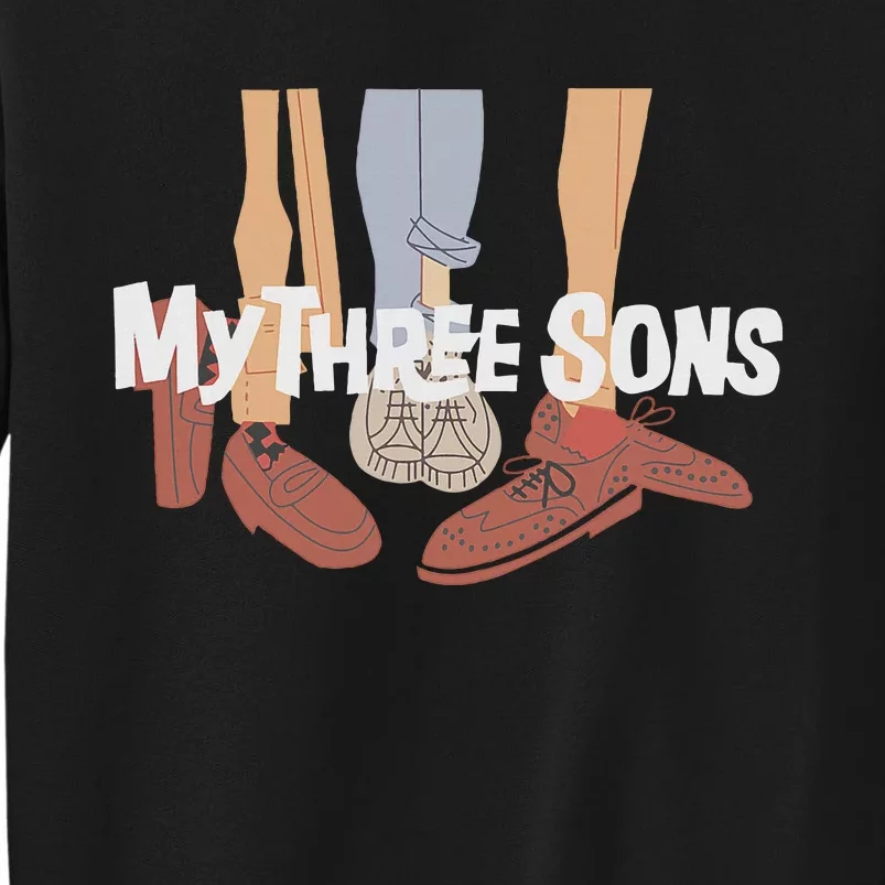 My Three Sons Shoes Retro Lover Gift Tall Sweatshirt