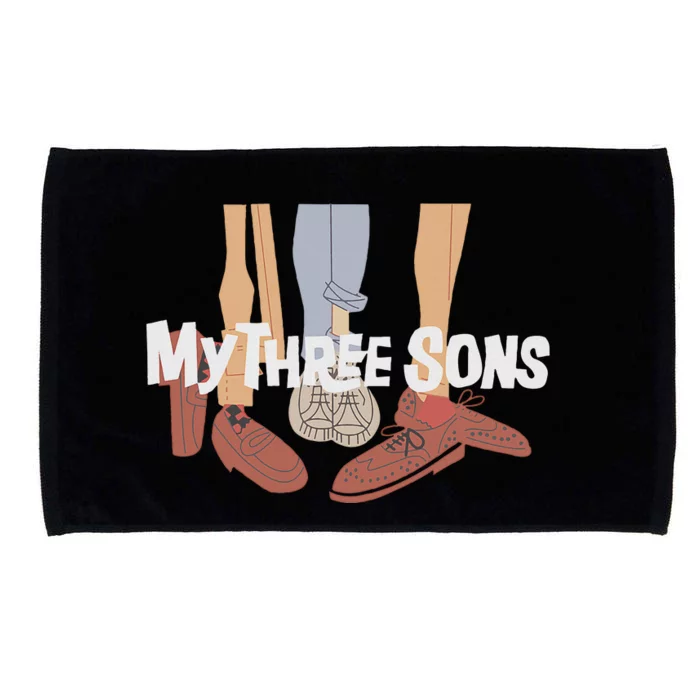 My Three Sons Shoes Retro Lover Gift Microfiber Hand Towel