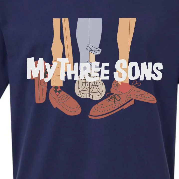 My Three Sons Shoes Retro Lover Gift Sueded Cloud Jersey T-Shirt