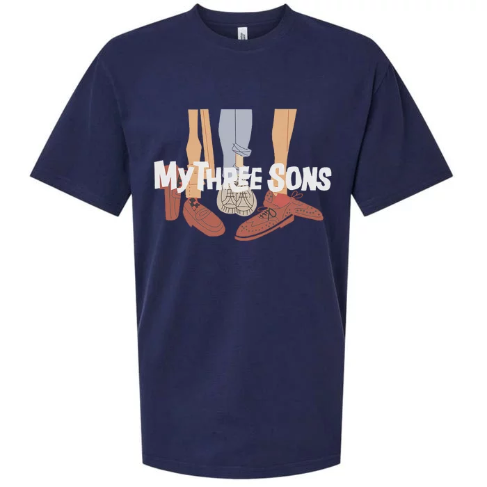 My Three Sons Shoes Retro Lover Gift Sueded Cloud Jersey T-Shirt