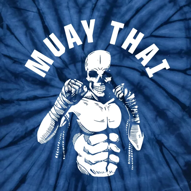 Muay Thai Skeleton Fighter Tie-Dye T-Shirt