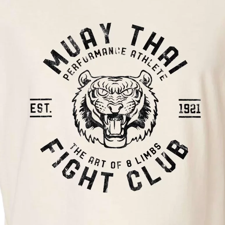 Muay Thai Street Fight Club MMA Tiger Kick Boxing Club Garment-Dyed Women's Muscle Tee