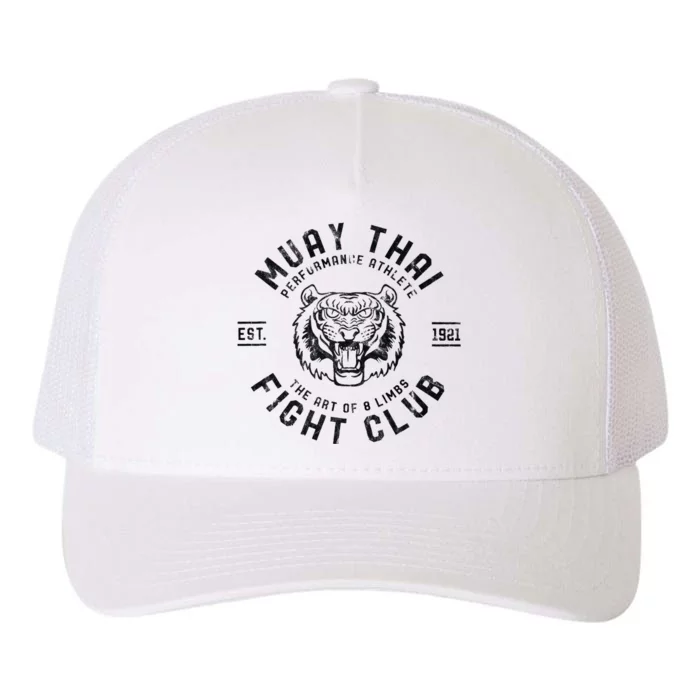 Muay Thai Street Fight Club MMA Tiger Kick Boxing Club Yupoong Adult 5-Panel Trucker Hat