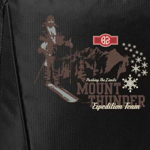 Mount Thunder Skiing Ski Gift City Backpack