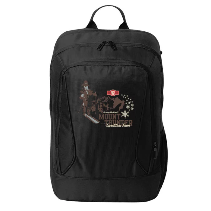 Mount Thunder Skiing Ski Gift City Backpack