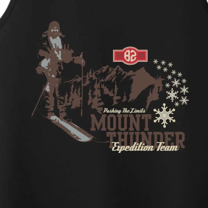 Mount Thunder Skiing Ski Gift Performance Tank