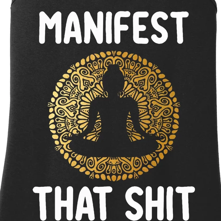 Manifest That Shit Law Of Attraction Funny Spiritual Gift Ladies Essential Tank