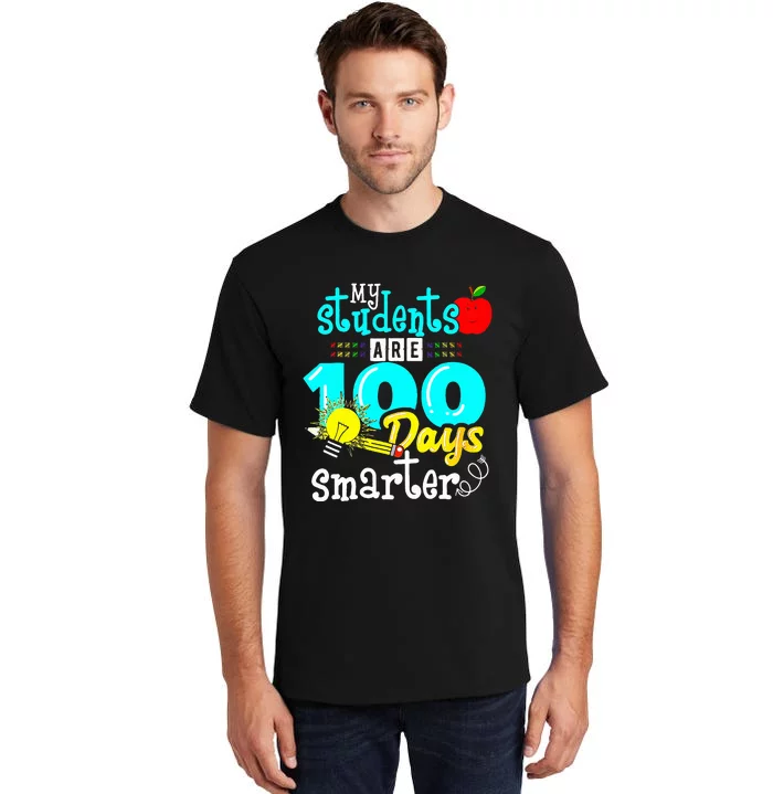 My Teacher Survived 100 Days Of Me Funny Tall T-Shirt