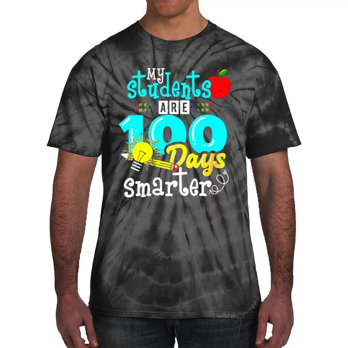 My Teacher Survived 100 Days Of Me Funny Tie-Dye T-Shirt