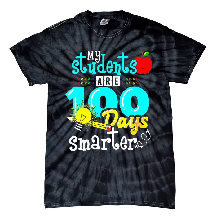 My Teacher Survived 100 Days Of Me Funny Tie-Dye T-Shirt