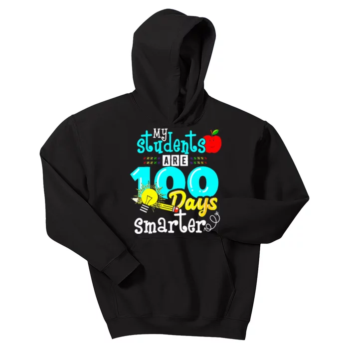 My Teacher Survived 100 Days Of Me Funny Kids Hoodie