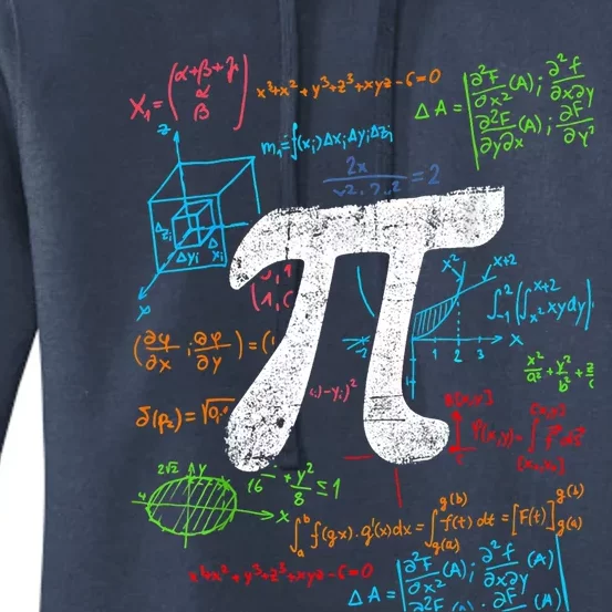 Math Teacher Student Happy Pi Day Great Gift Women's Pullover Hoodie