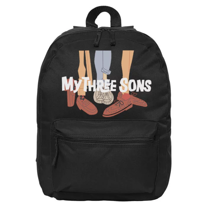 My Three Sons Shoes Retro Lover Gift 16 in Basic Backpack