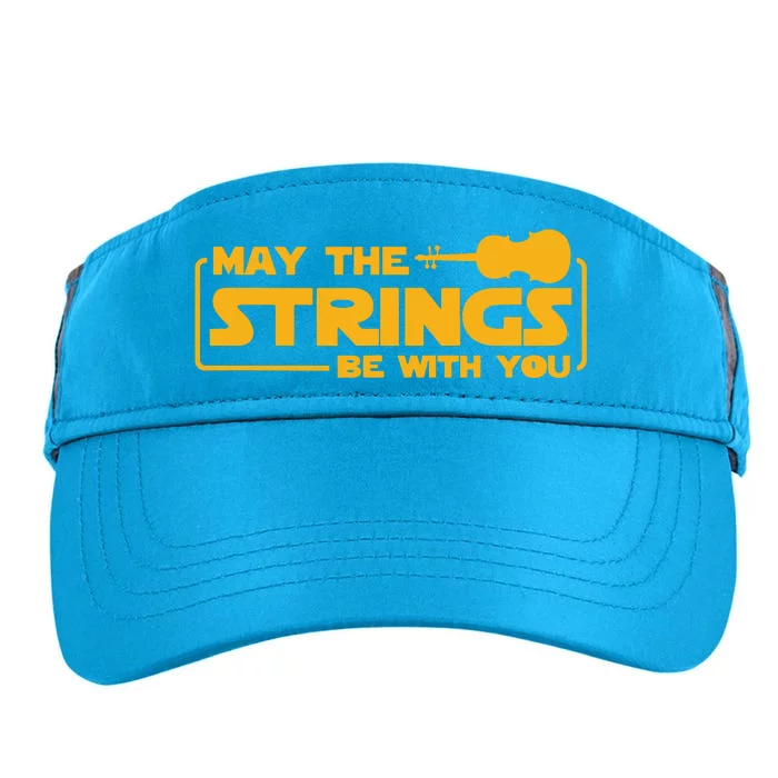 May The Strings Be With You Violin Funny Violinist Music Adult Drive Performance Visor