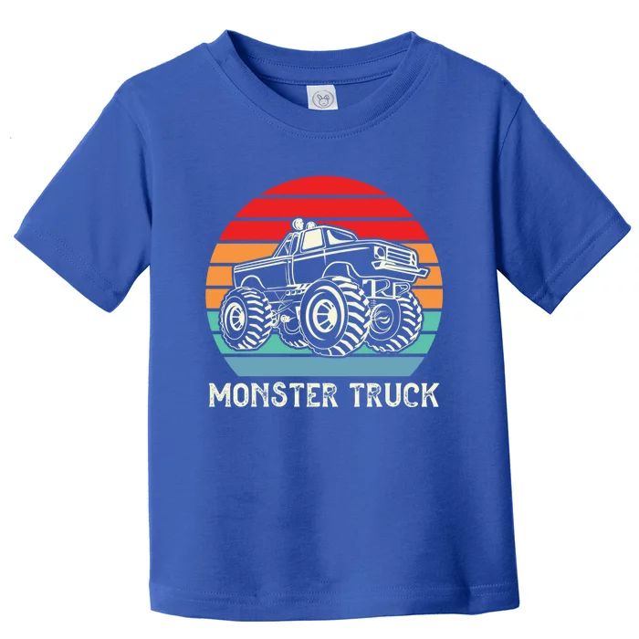 Monster Truck Sunset Cool Gift Toddler T-Shirt