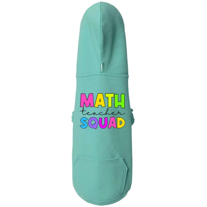 Math Teacher Squad Doggie 3-End Fleece Hoodie