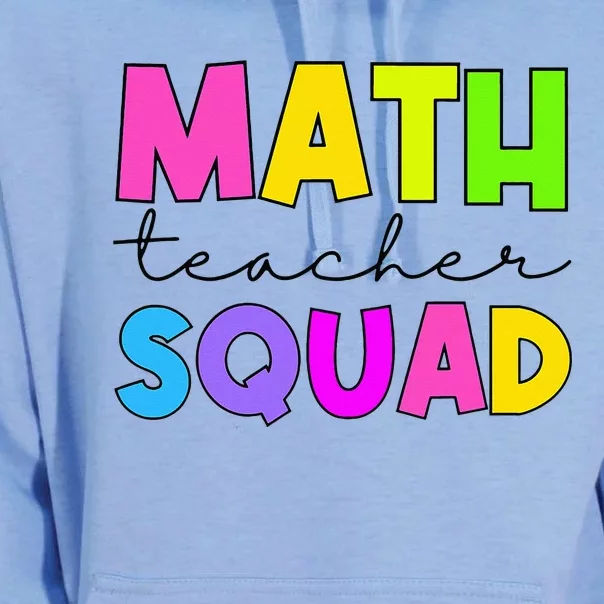 Math Teacher Squad Unisex Surf Hoodie