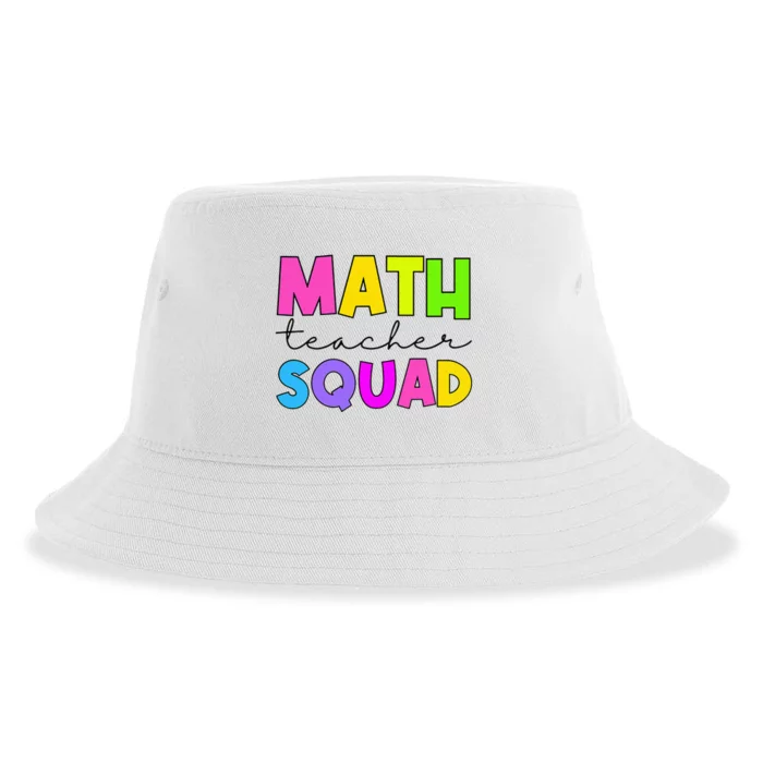 Math Teacher Squad Sustainable Bucket Hat