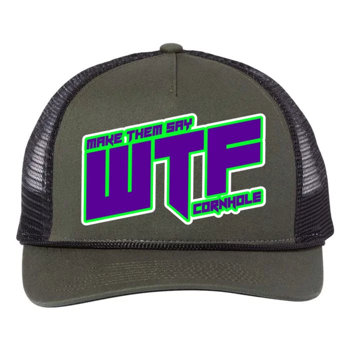 Make Them Say WTF Retro Rope Trucker Hat Cap