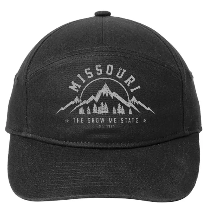 Missouri The Show Me State Usa America Souvenir 7-Panel Snapback Hat