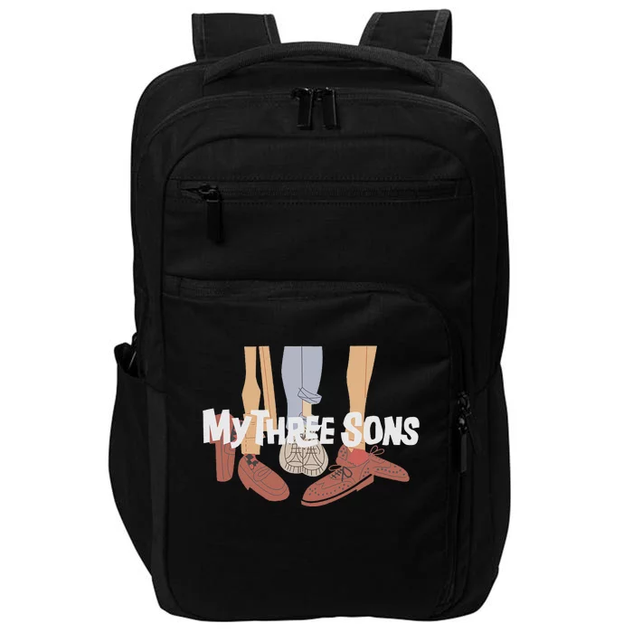 My Three Sons Shoes Retro Lover Gift Impact Tech Backpack