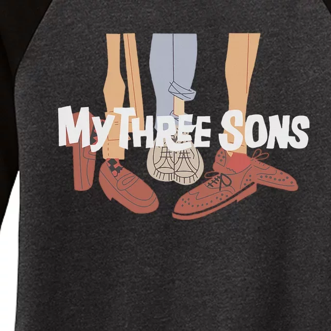 My Three Sons Shoes Retro Lover Women's Tri-Blend 3/4-Sleeve Raglan Shirt