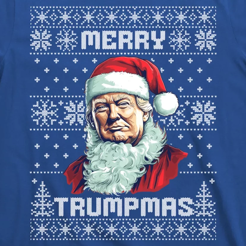 Merry Trumpmas Santa Claus Trump Christmas Ugly Christmas T-Shirt