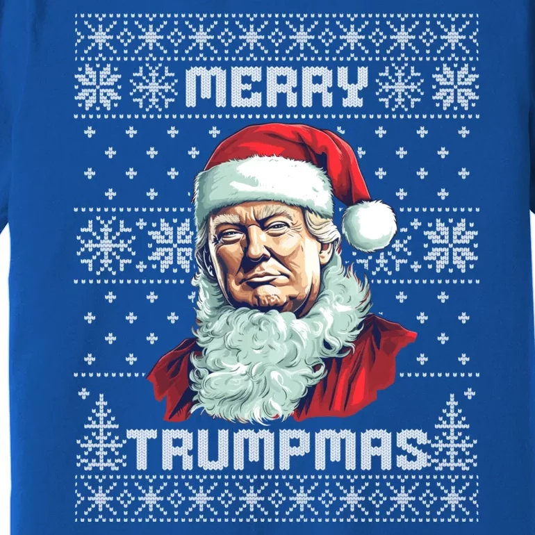 Merry Trumpmas Santa Claus Trump Christmas Ugly Christmas Premium T-Shirt