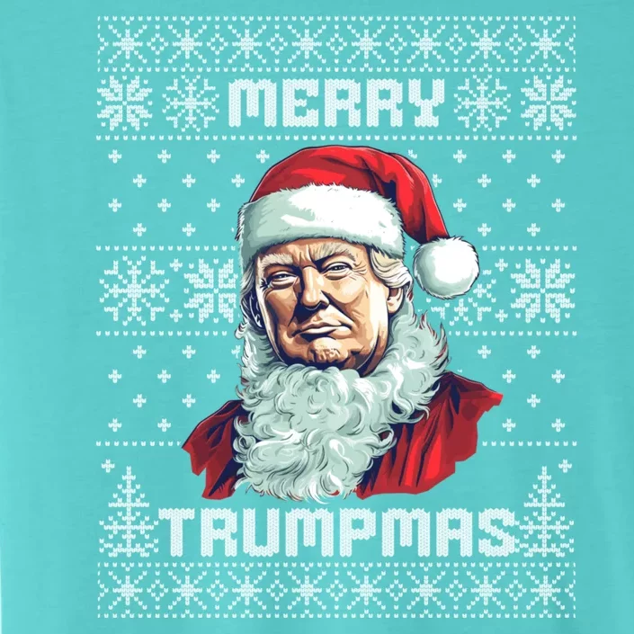 Merry Trumpmas Santa Claus Trump Christmas Ugly Christmas ChromaSoft Performance T-Shirt