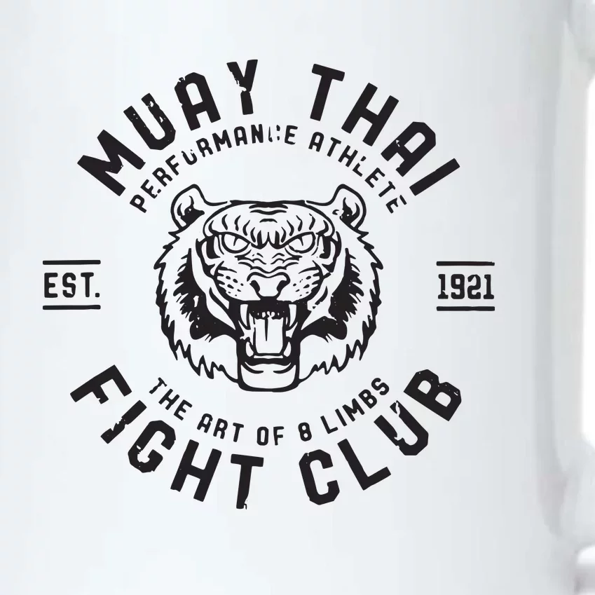 Muay Thai Street Fight Club MMA Tiger Kick Boxing Club Black Color Changing Mug