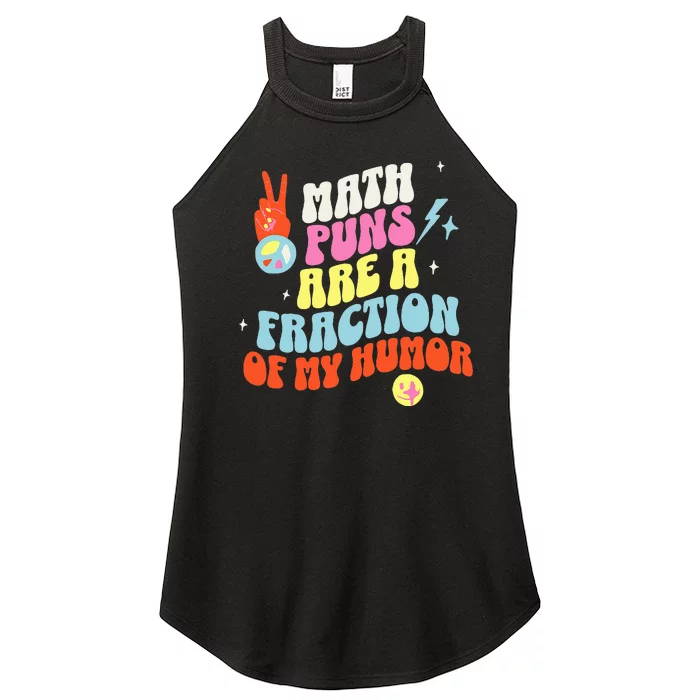 Math Teacher s Puns Are A Fraction Of My Humor Women’s Perfect Tri Rocker Tank