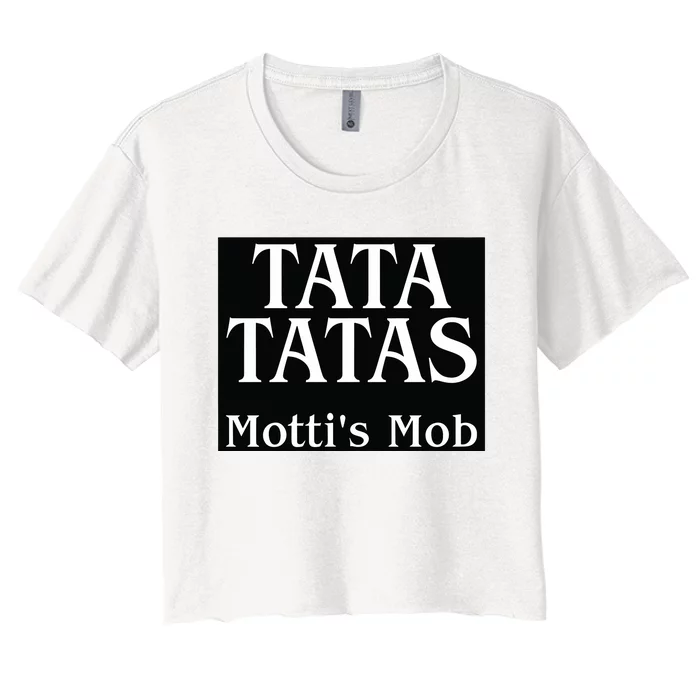 Motticomedy Tata Tatas MottiS Mob Women's Crop Top Tee