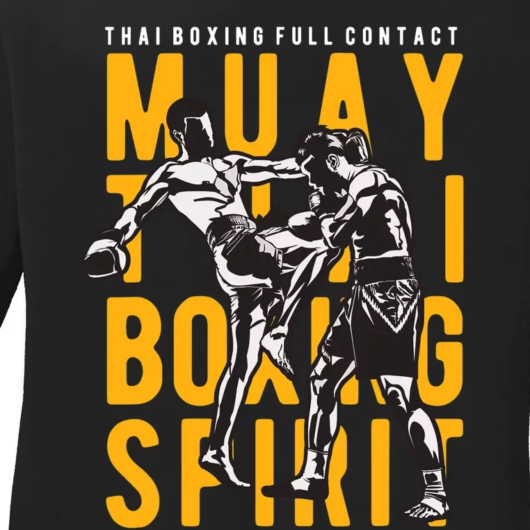 Muay Thai Thai Boxing Ladies Long Sleeve Shirt