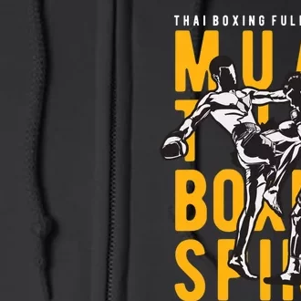 Muay Thai Thai Boxing Full Zip Hoodie