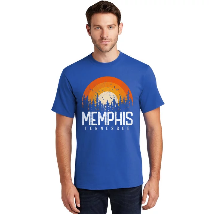 Memphis Tennessee Tn Cool Gift Retro Style Vintage 70s 80s Gift Tall T-Shirt