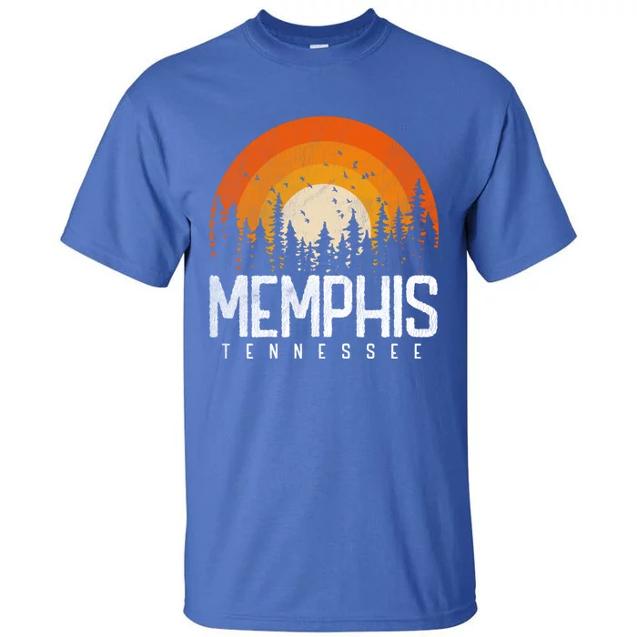 Memphis Tennessee Tn Cool Gift Retro Style Vintage 70s 80s Gift Tall T-Shirt