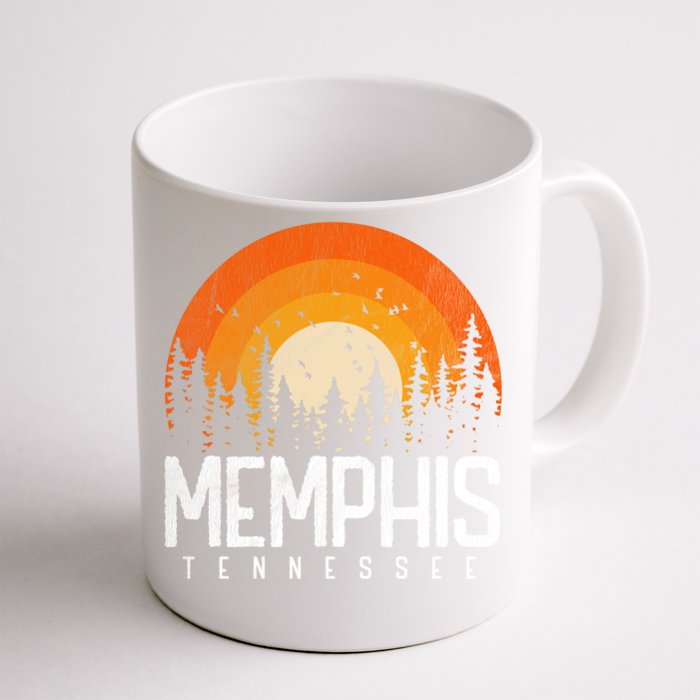 Memphis Tennessee Tn Cool Gift Retro Style Vintage 70s 80s Gift Front & Back Coffee Mug