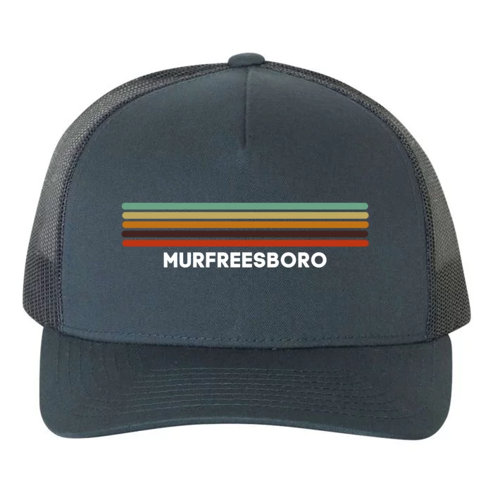 Murfreesboro Tennessee Tn Us Cities Of America Retro Cute Gift Yupoong Adult 5-Panel Trucker Hat