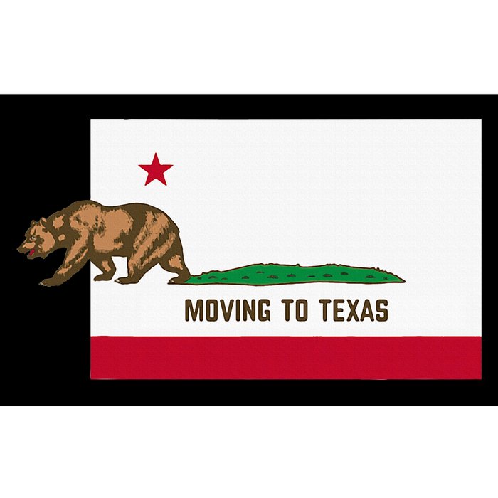 Moving To Texas Leaving California Funny Designed Bumper Sticker