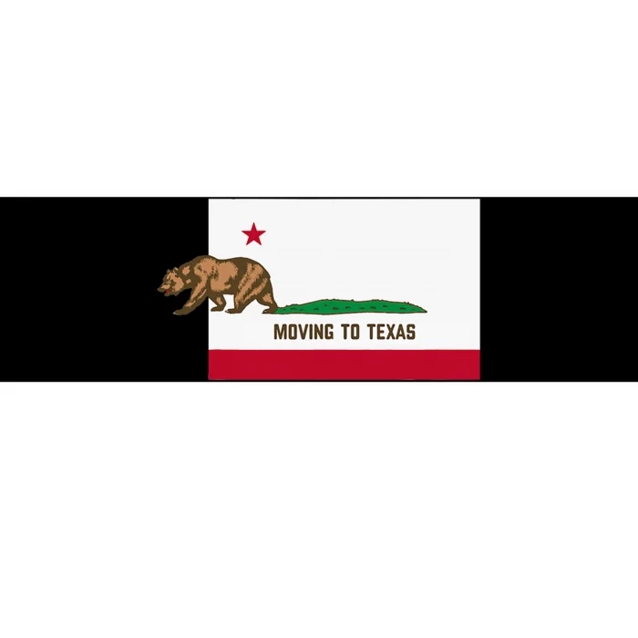 Moving To Texas Leaving California Funny Designed Bumper Sticker