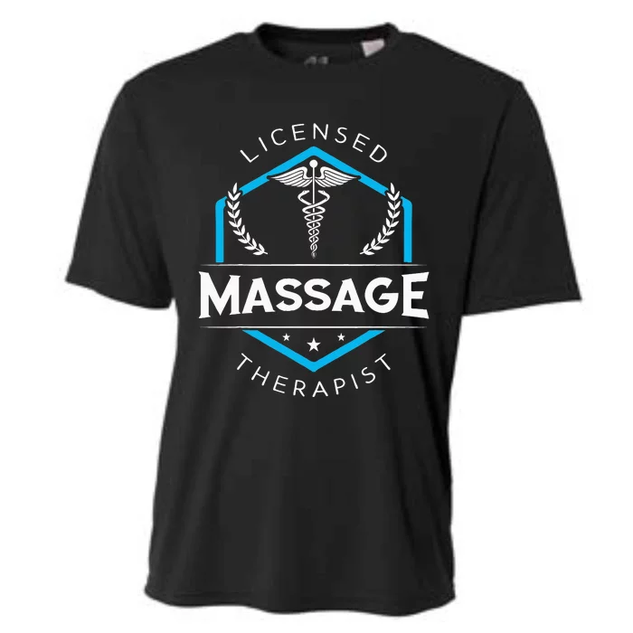 Massage Therapist Therapy Body Treatment Masseur Masseuse Cooling Performance Crew T-Shirt