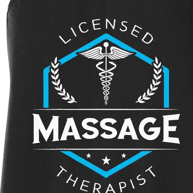 Massage Therapist Therapy Body Treatment Masseur Masseuse Women's Racerback Tank