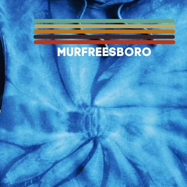 Murfreesboro Tennessee Tn Us Cities Of America Retro Gift Tie Dye Hoodie