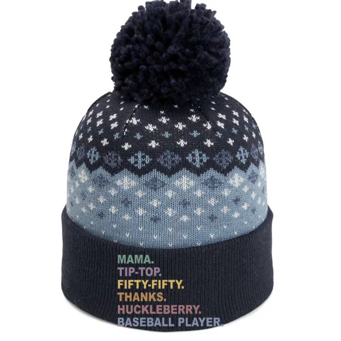 Mama Tip Top Fifty Thanks Huckleberry Baseball Player Mom The Baniff Cuffed Pom Beanie