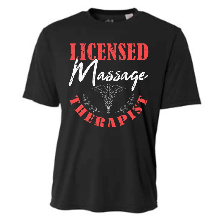 Massage Therapist Therapy Body Treatment Masseuse Masseur Cooling Performance Crew T-Shirt