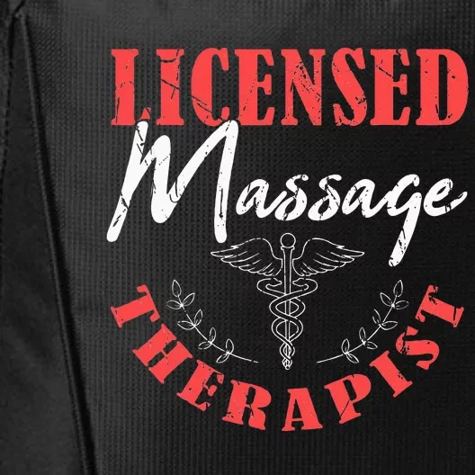 Massage Therapist Therapy Body Treatment Masseuse Masseur City Backpack