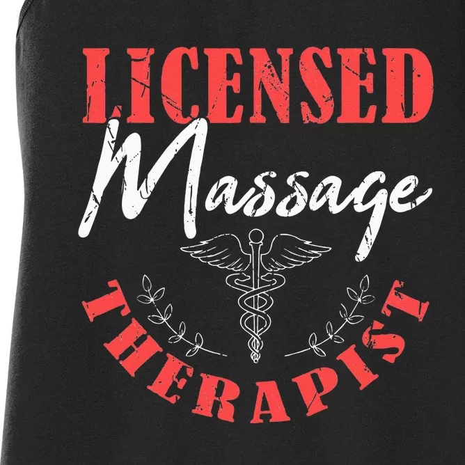 Massage Therapist Therapy Body Treatment Masseuse Masseur Women's Racerback Tank