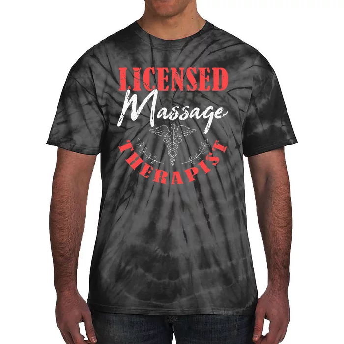 Massage Therapist Therapy Body Treatment Masseuse Masseur Tie-Dye T-Shirt