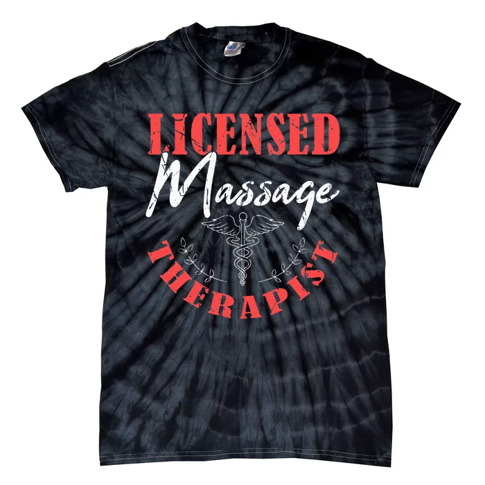 Massage Therapist Therapy Body Treatment Masseuse Masseur Tie-Dye T-Shirt